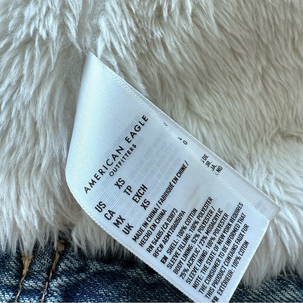 American Eagle jeans women jacket size XS - Picture 7 of 9